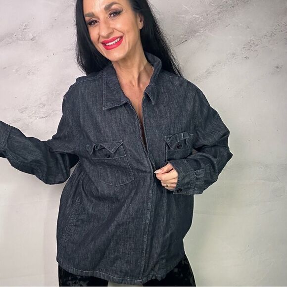 J.Crew denim, Jean jacket coat - Picture 1 of 5